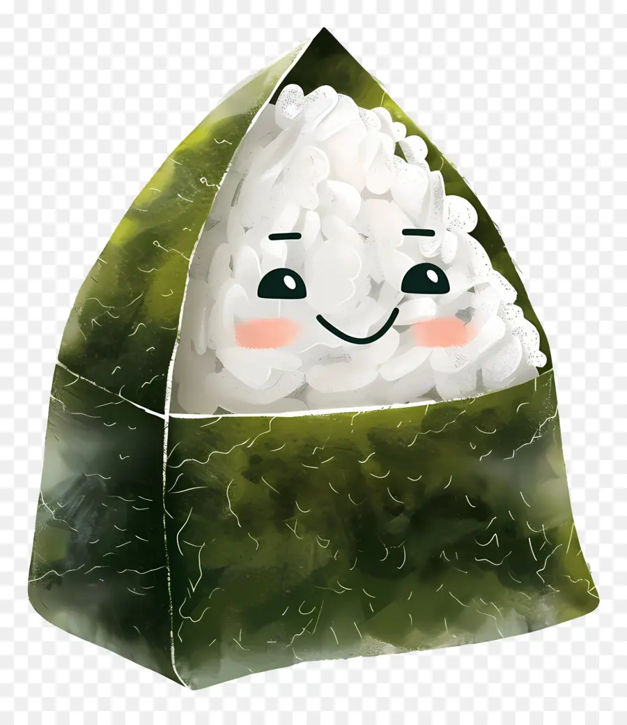 Gülümseyen Onigiri，Pirinç PNG