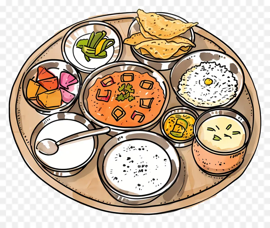 Hint Thali，Yemek PNG