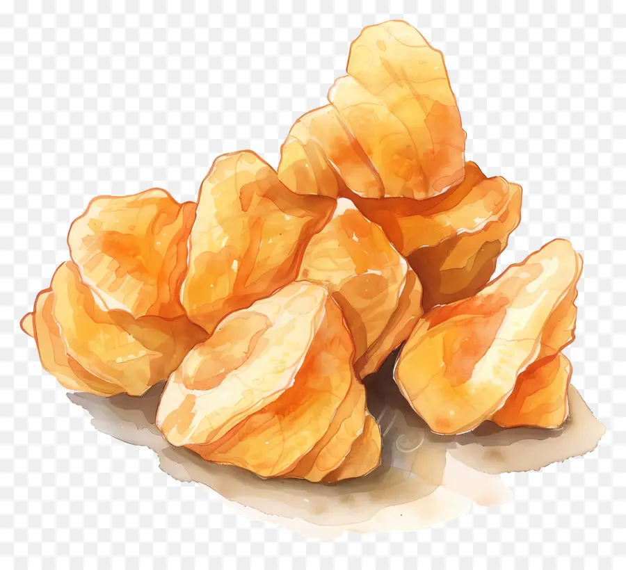 Patates Kırışıklıkları，Turuncu PNG