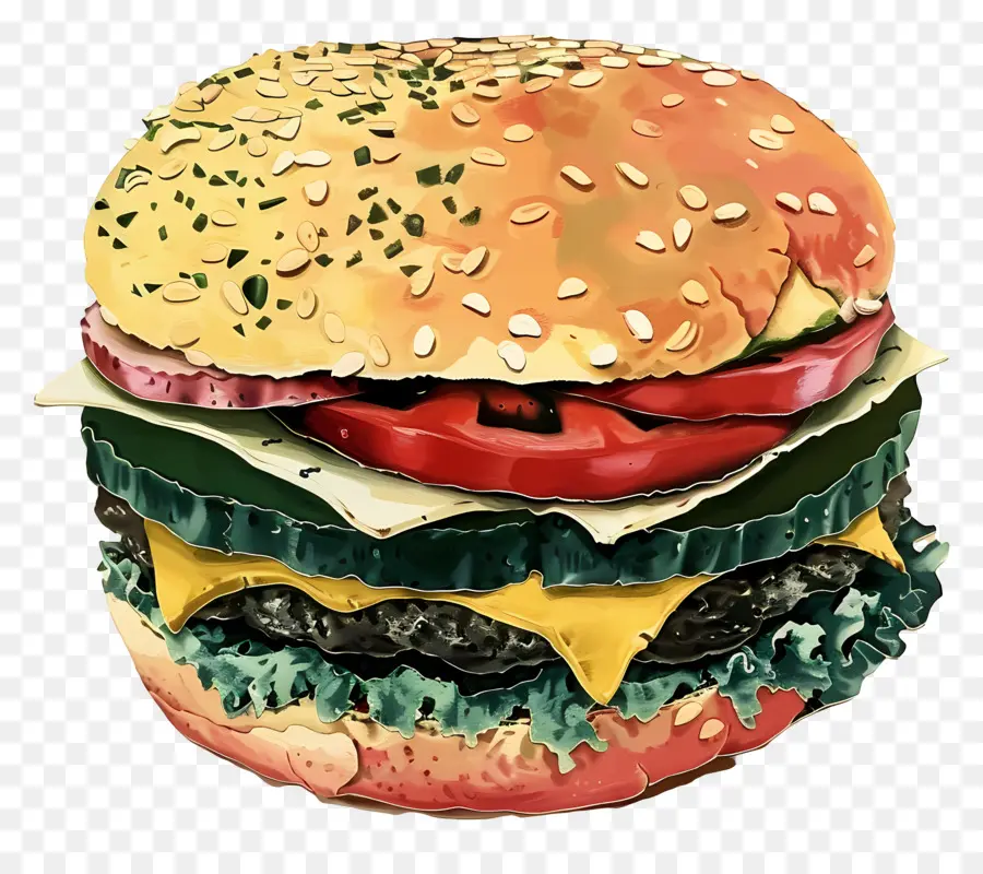 Hamburger，Peynir PNG