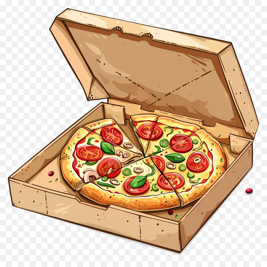 Kutudaki Pizza，Pizza PNG