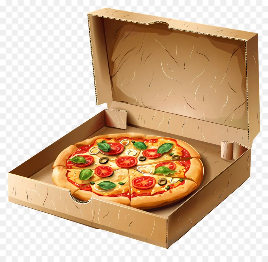 Kutudaki Pizza，Pizza PNG