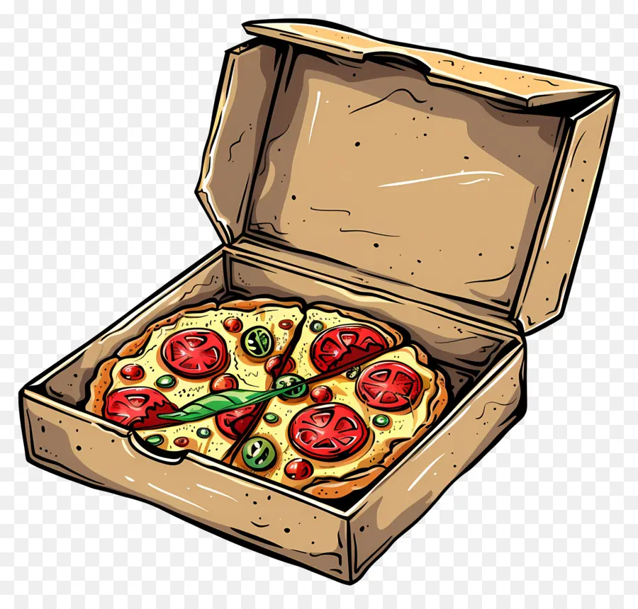 Kutudaki Pizza，Pizza PNG