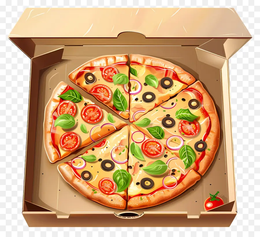 Kutudaki Pizza，Pizza PNG