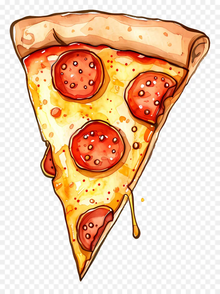 Pizza Dilim ，Suluboya PNG