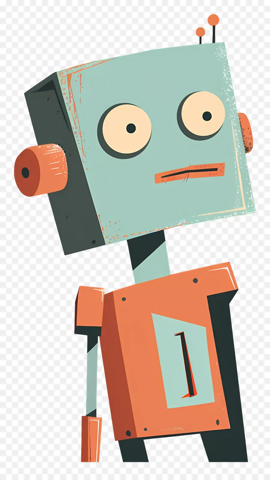 Robot，Retro Robot PNG