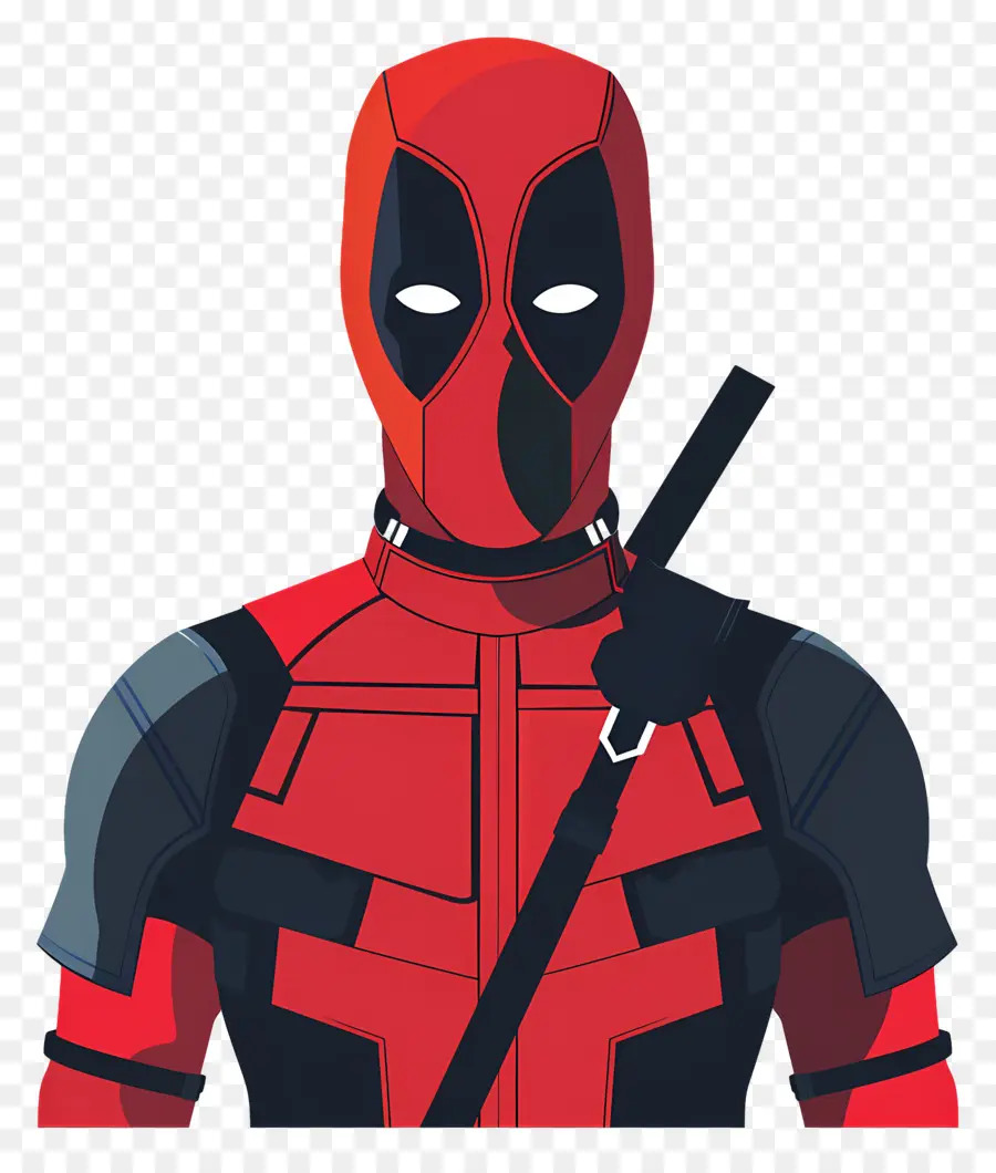 Deadpool，Kırmızı Maskeli Karakter PNG