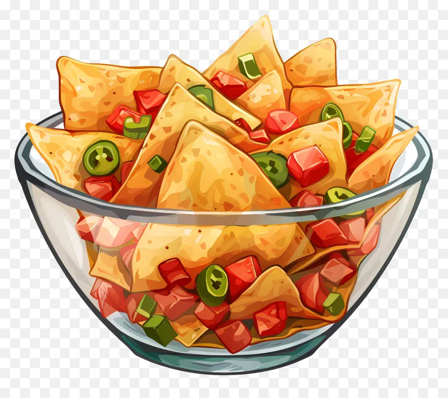 Bir Kase Nachos，Atıştırmalık PNG