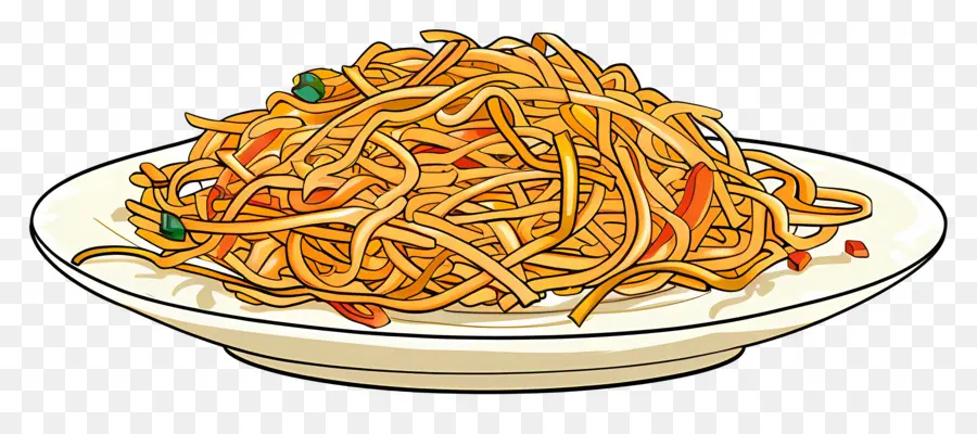 Chow Mein，Kızarmış Erişte PNG