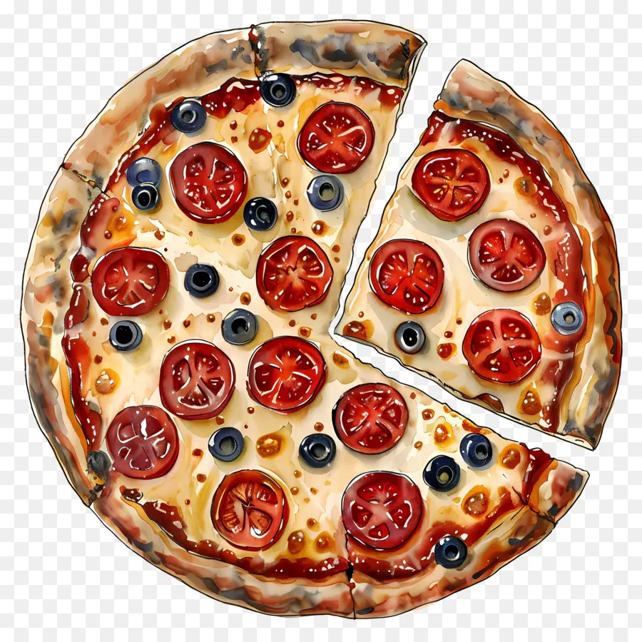 Pizza，Domates Pizza PNG