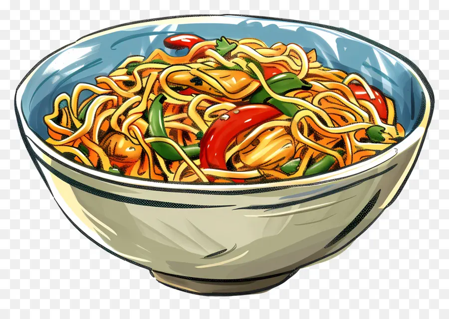 Chow Mein，Erişte PNG