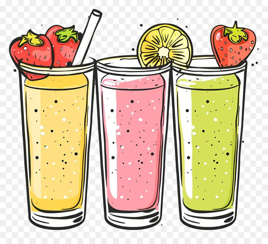 Smoothieler，Meyve Smoothieleri PNG