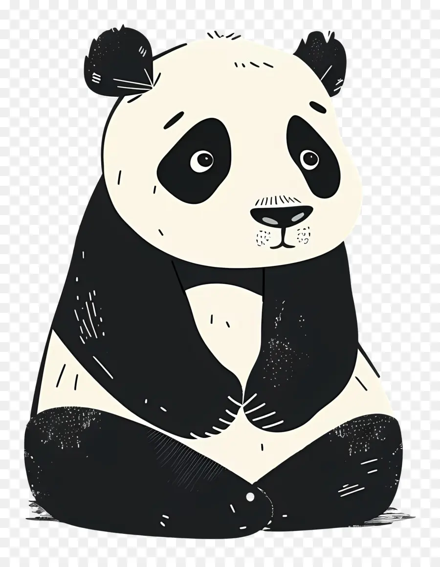 Karikatür Panda，Panda PNG