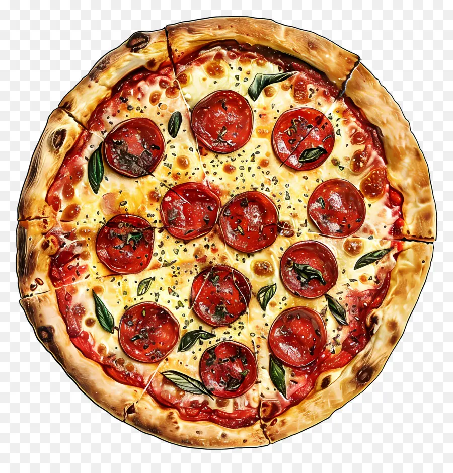 Pizza，Pepperoni PNG