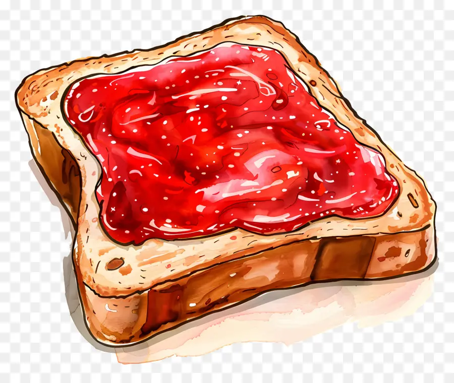 Tost Reçeli，Reçelli Tost PNG