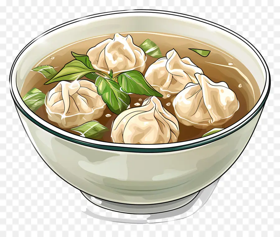 Wonton çorbası，Çorbada Köfte PNG