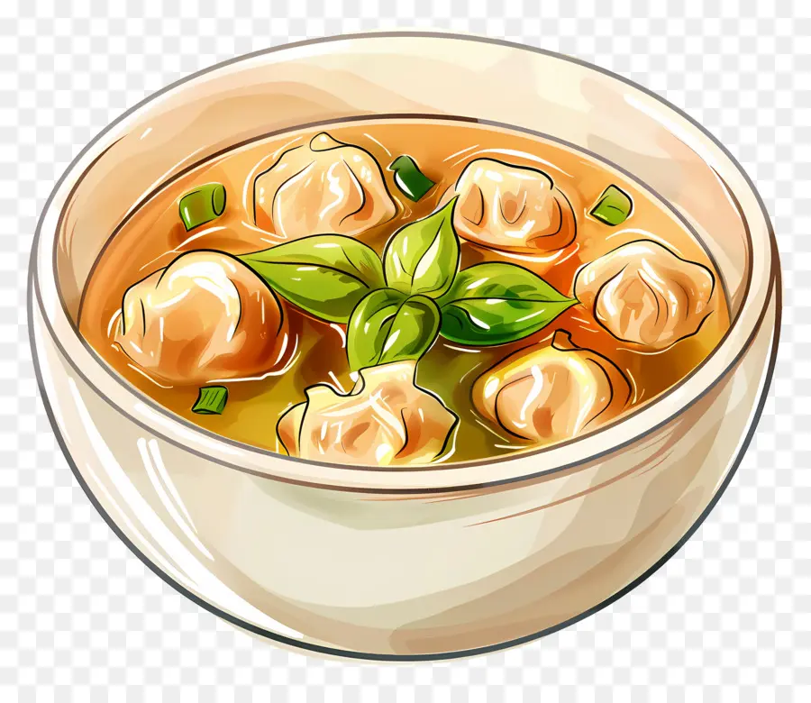 Wonton çorbası，Çorbada Köfte PNG