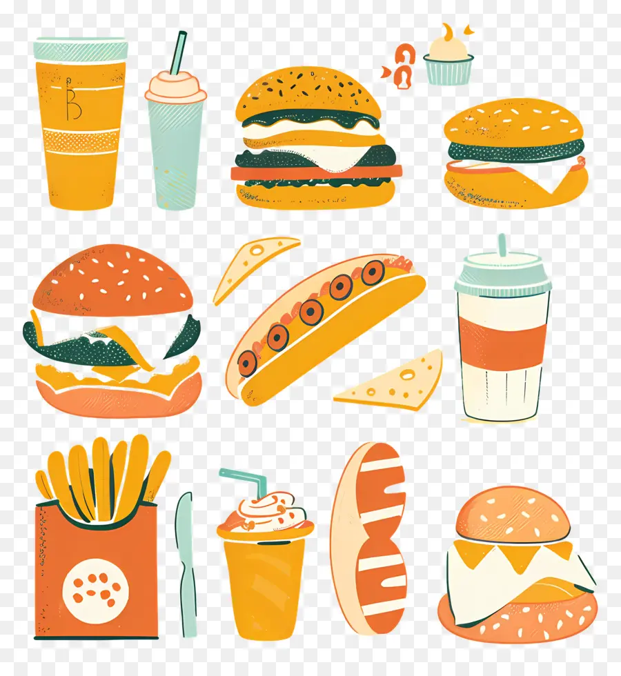 Yiyecek，Fast Food PNG