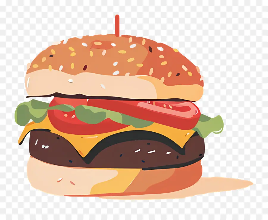 Hamburger，çizburger PNG