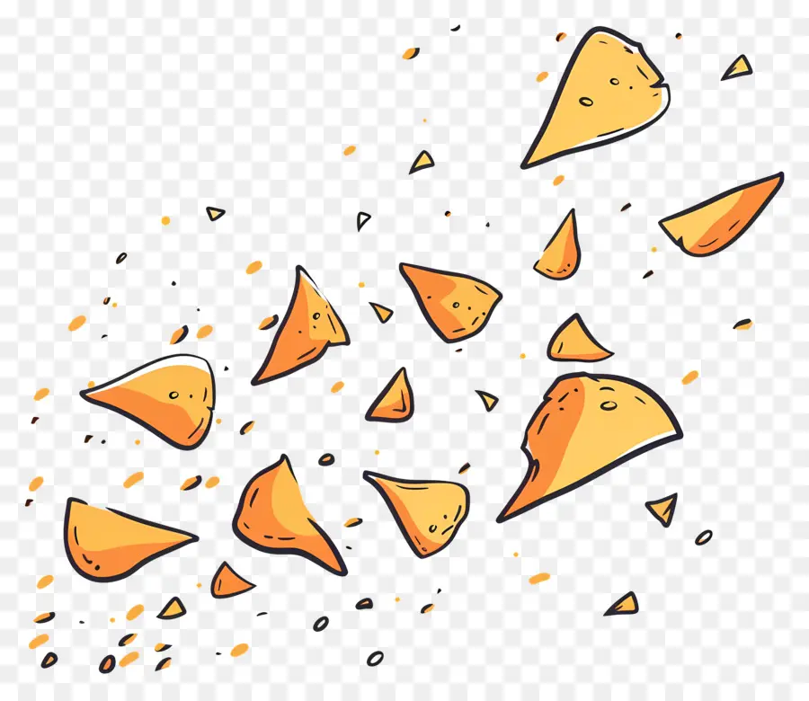 Uçan Cipsler，Tortilla Cipsi PNG