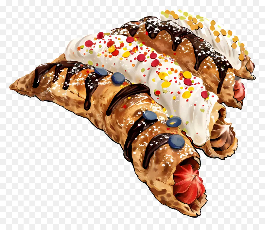 Cannoli，Pasta PNG