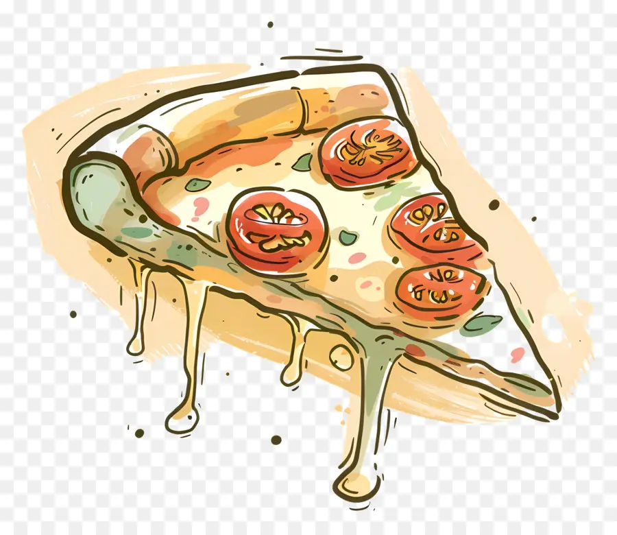 Pizza Dilimi，Peynir PNG