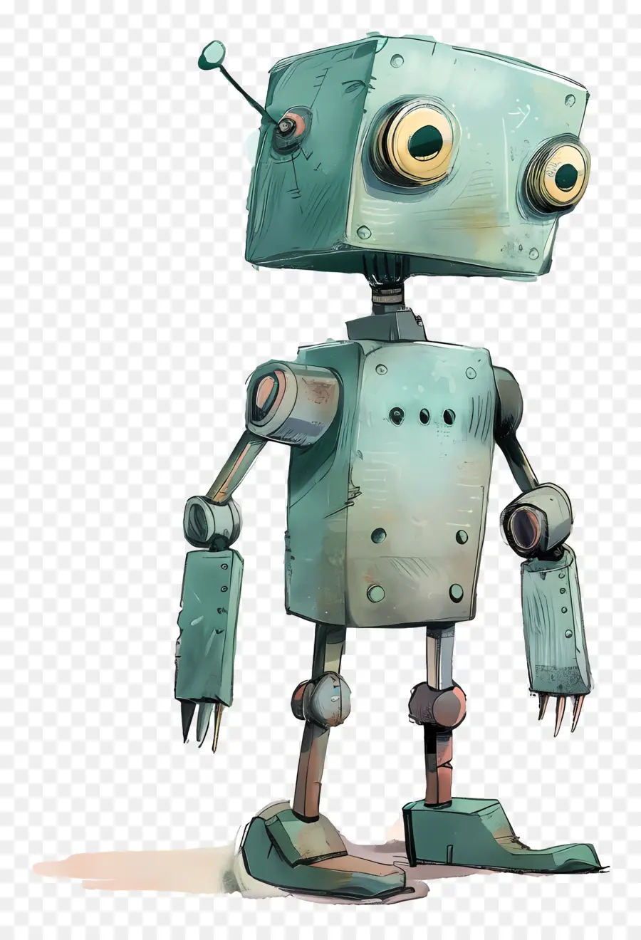 Karikatür Robotu，Robot PNG