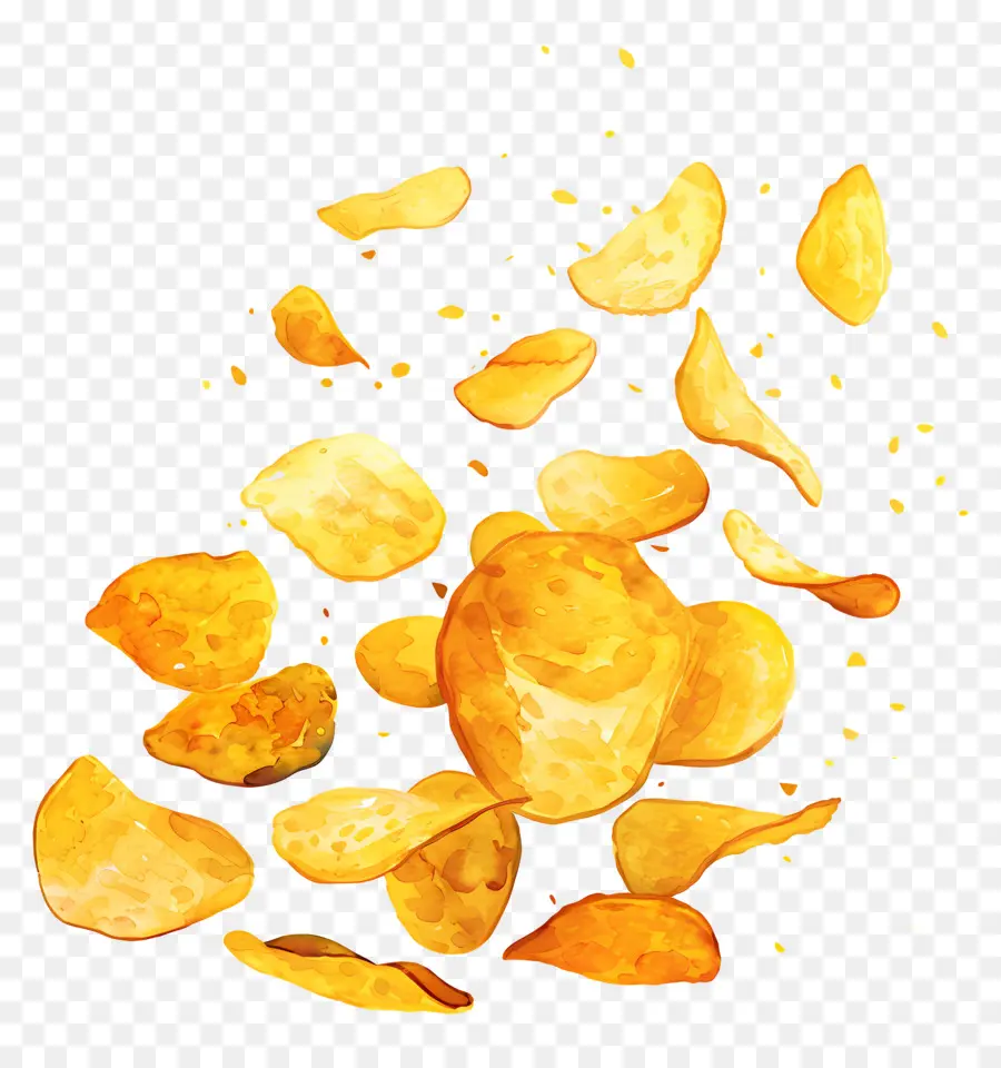 Uçan Cipsler，Patates Cipsi PNG