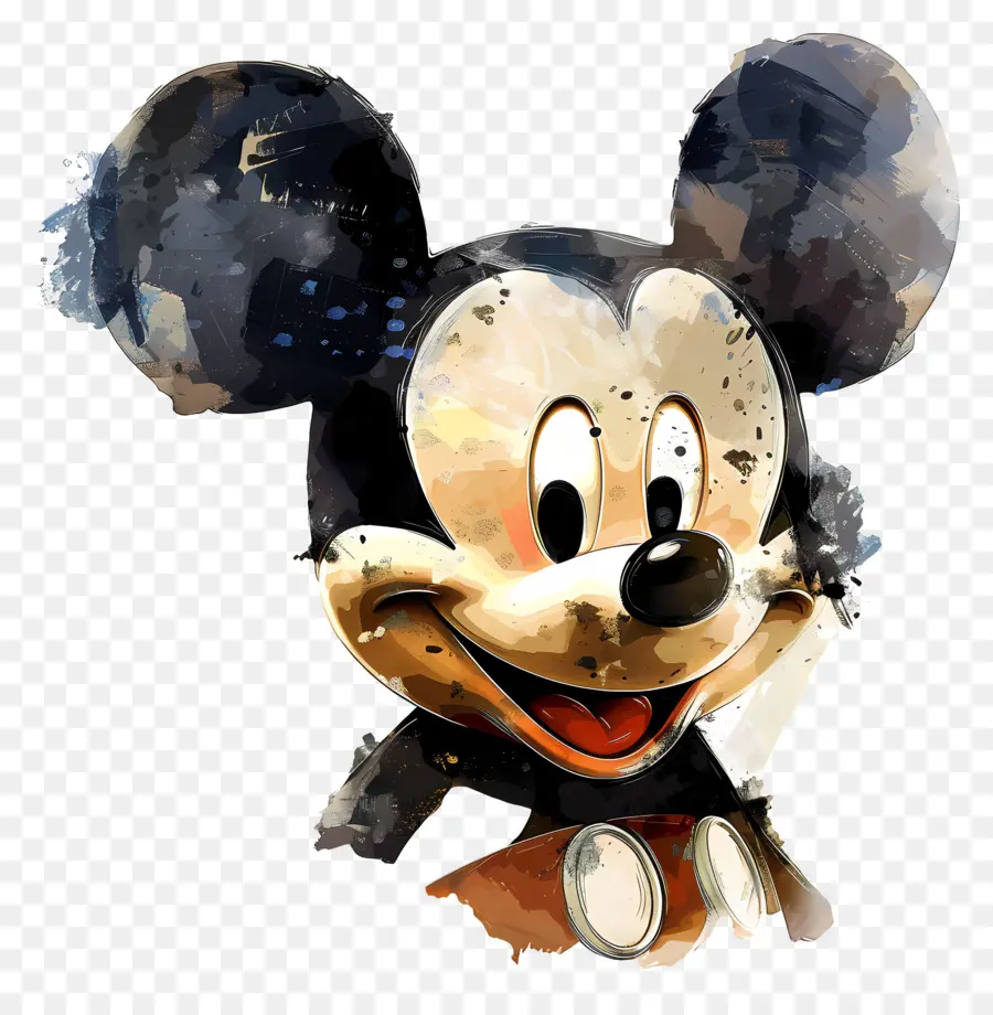 Mickey Fare Kafası，Miki Fare PNG