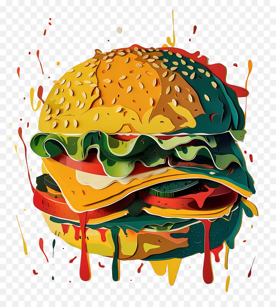 Hamburger，Peynir PNG