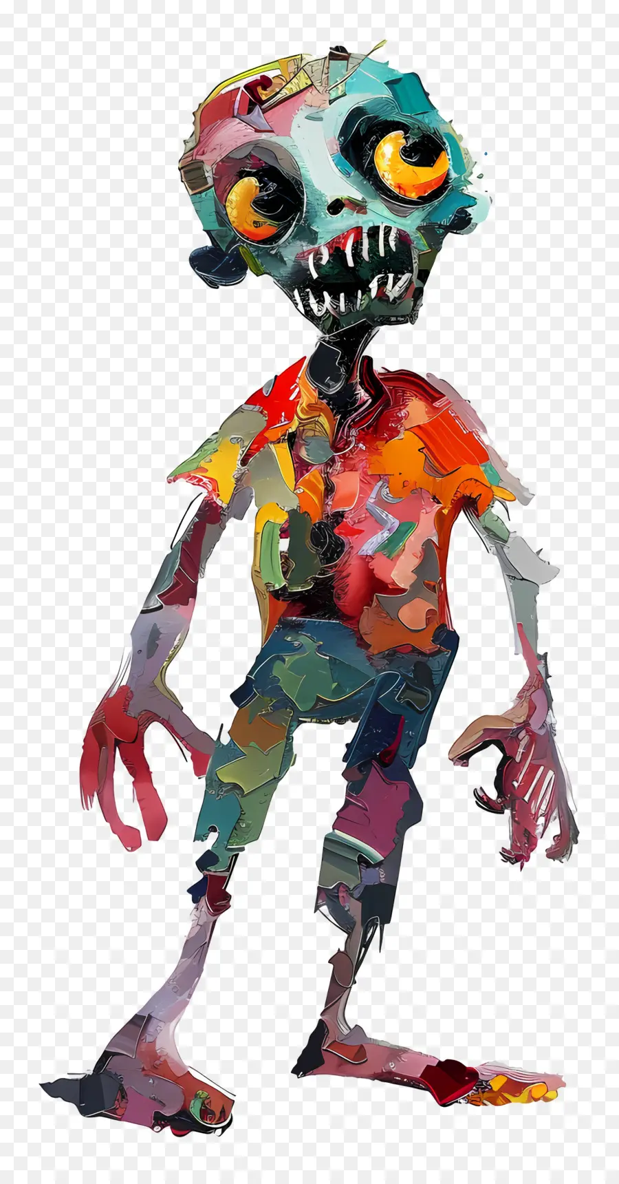 Zombi，Renkli Zombi PNG