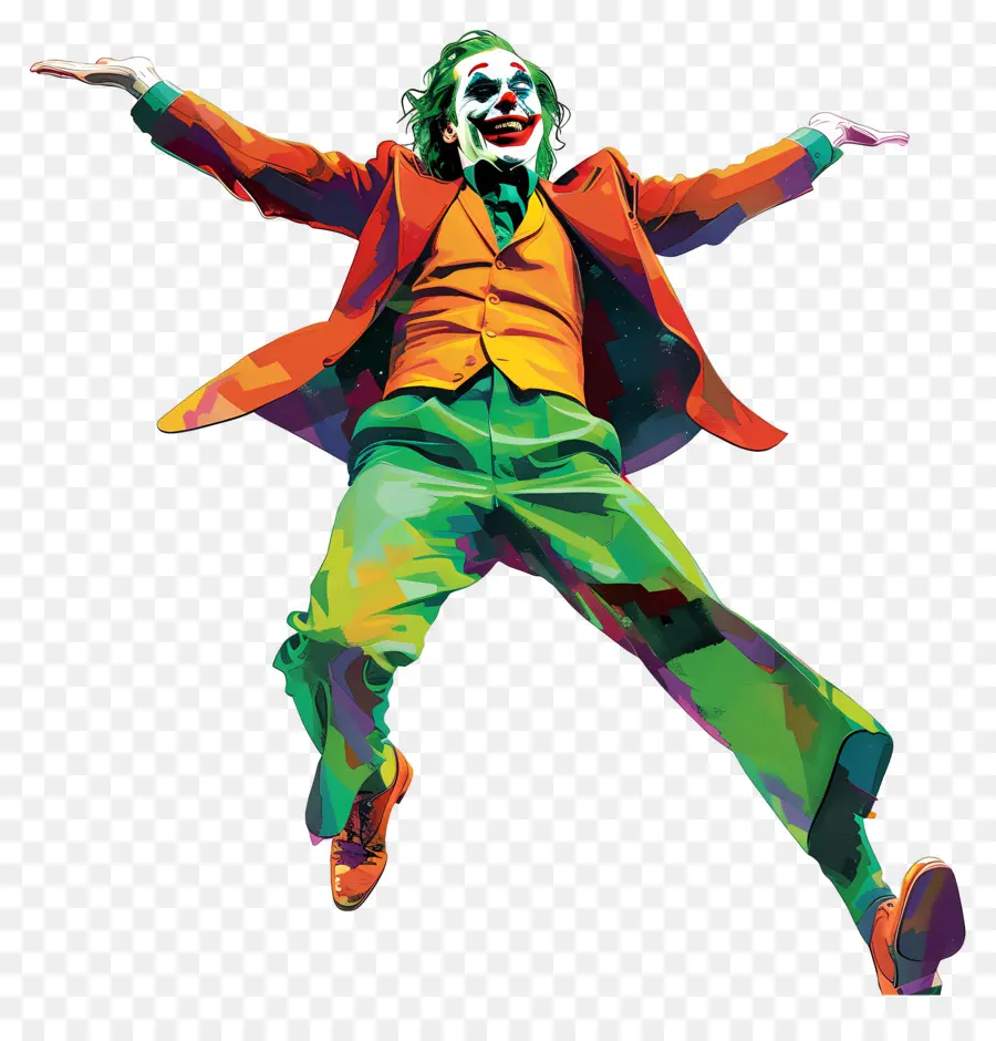 Joker，Renkli Palyaço PNG