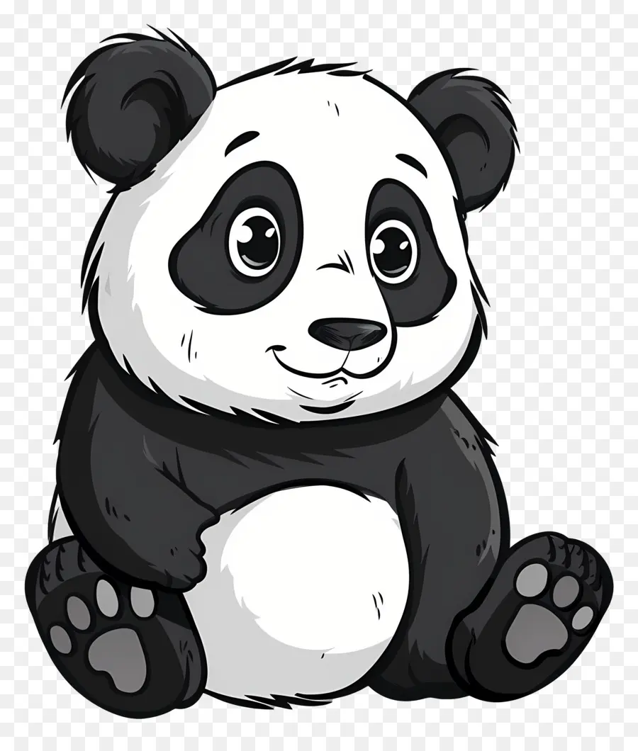 Karikatür Panda，Panda PNG