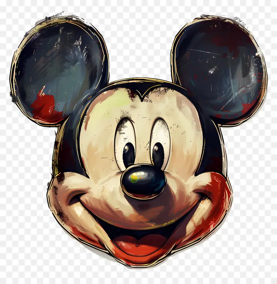 Mickey Fare Kafası，Miki Fare PNG