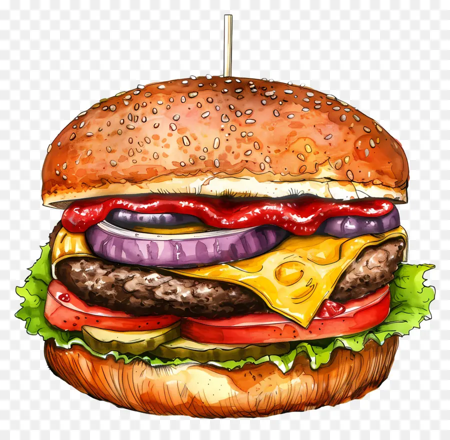 Hamburger，Cheeseburger PNG