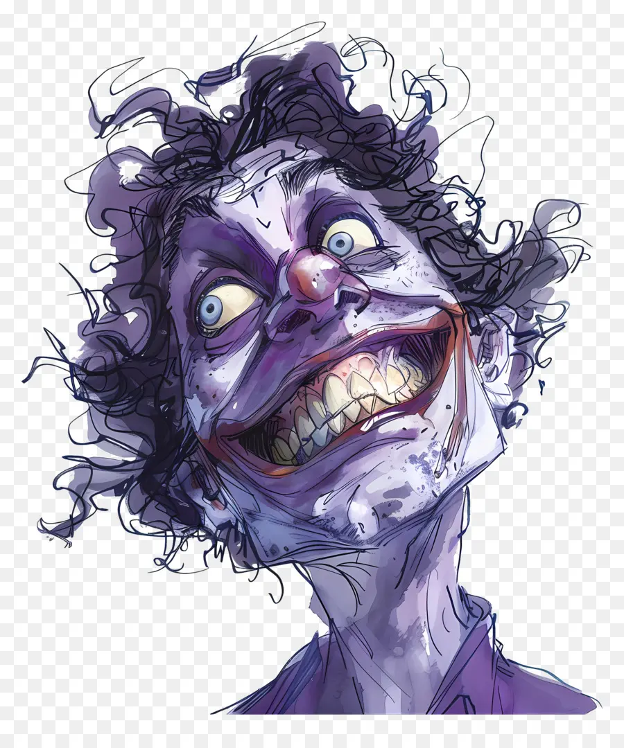 Joker，Ürpertici Palyaço PNG