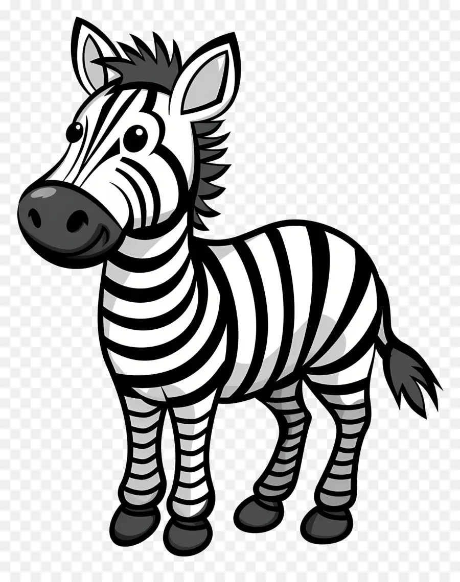 Karikatür Zebra，Zebra PNG