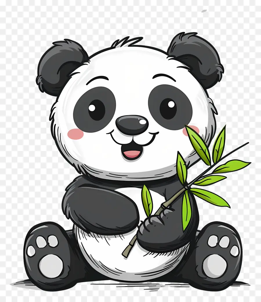 Karikatür Panda，Panda PNG