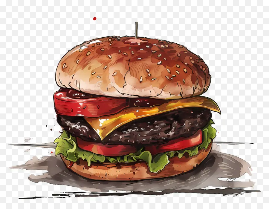 Hamburger，Cheeseburger PNG