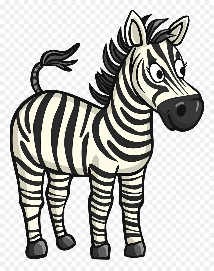 Karikatür Zebra，Zebra PNG