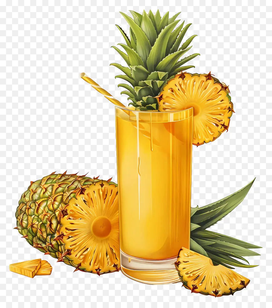 Ananas Suyu，İçecek PNG