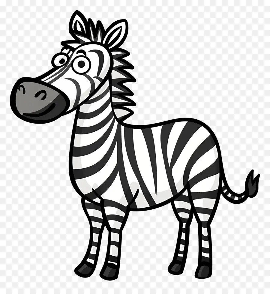 Karikatür Zebra，Zebra PNG