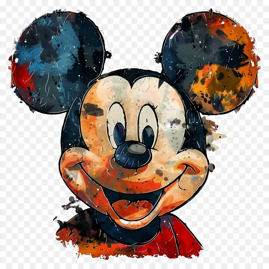 Mickey Fare Kafası，Miki Fare PNG