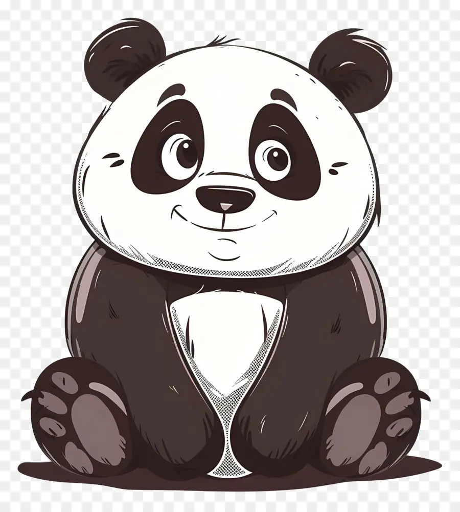 Karikatür Panda，Panda PNG