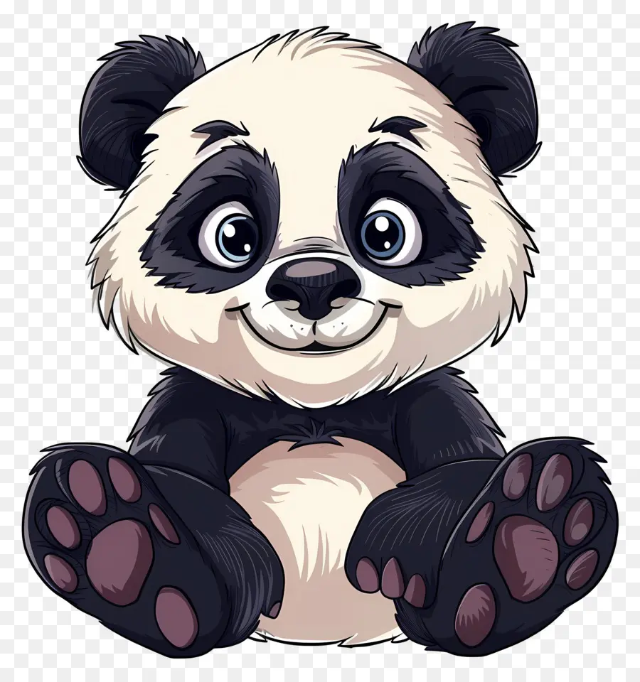 Karikatür Panda，Sevimli Panda PNG