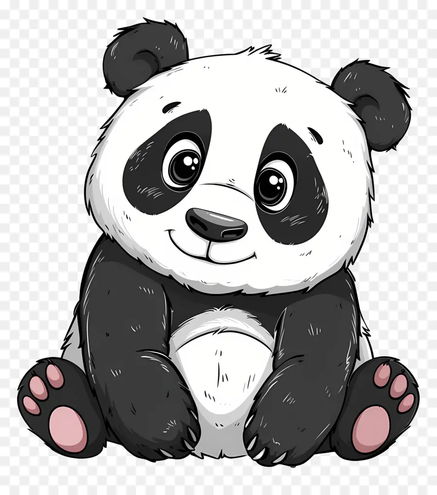 Karikatür Panda，Panda PNG