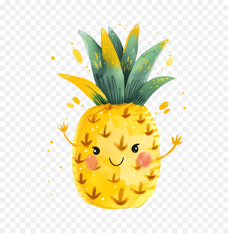 Ananas，Tatlı Ananas PNG