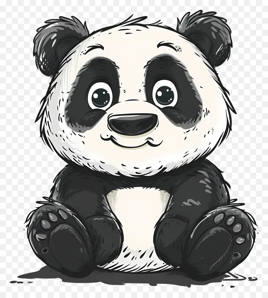 Karikatür Panda，Panda PNG