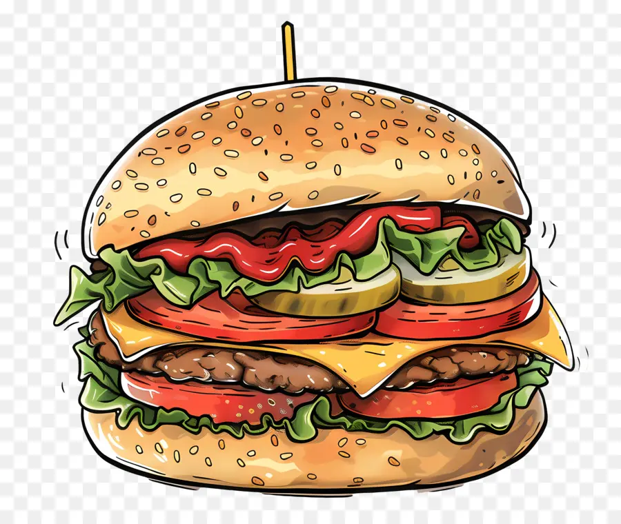 Hamburger，Cheeseburger PNG