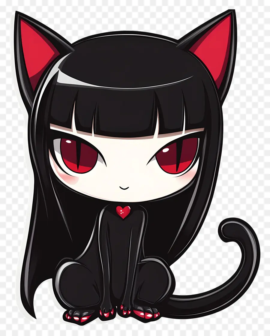 Kuromi，Kara Kedi PNG